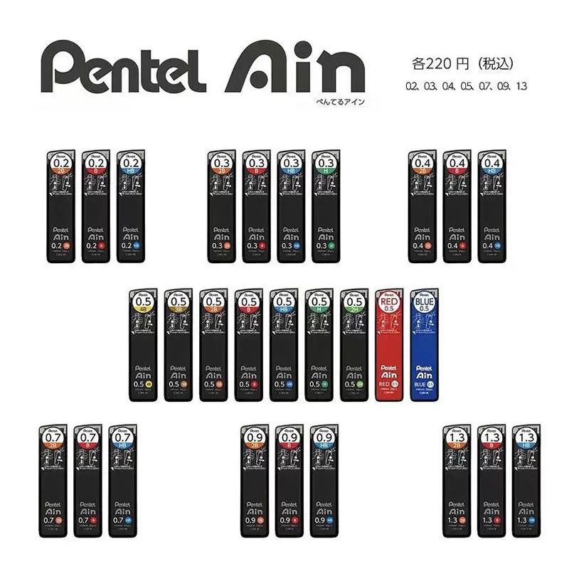 Pentel Pen Energel - 1pc japonês pentel ain lápis mecânico