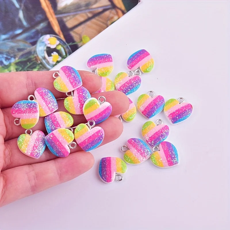 Resin Crafts Diy - 10 peças de pingentes de resina