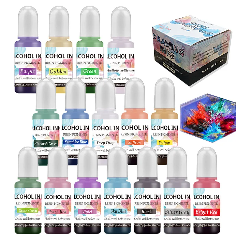 Resin Pigment Set - Conjunto de pigmento de cor para