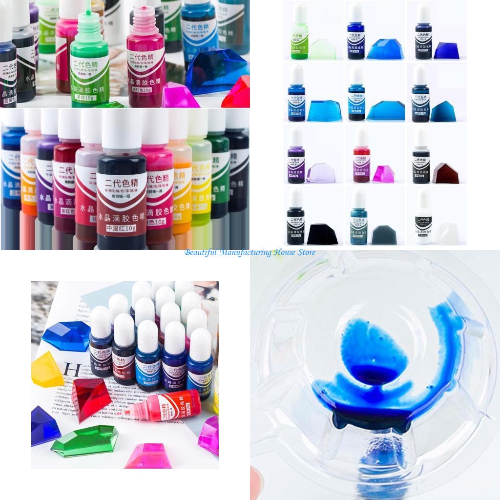 Resin Pigment Set - E56a 24 cores arte álcool resina