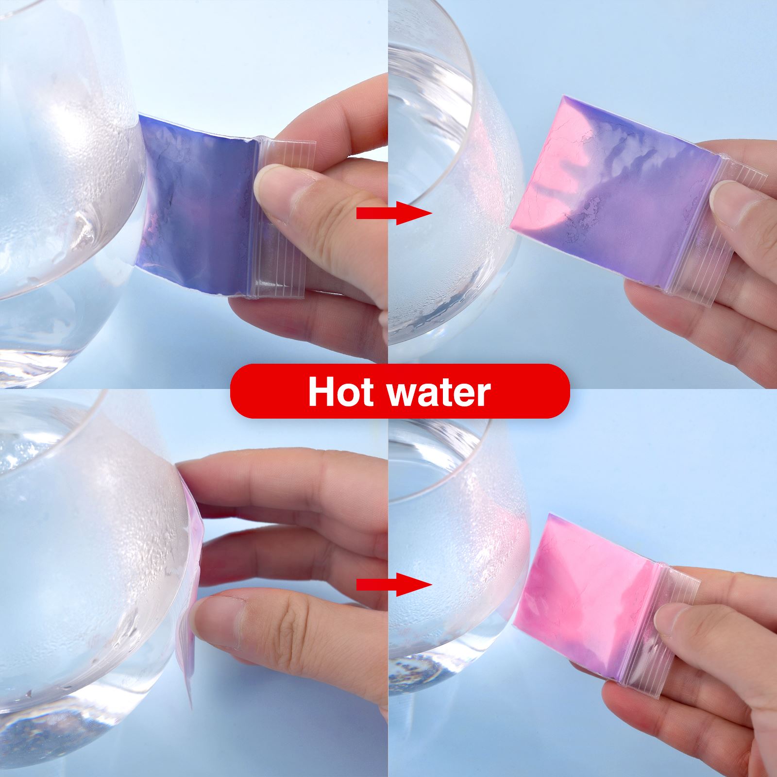 10 cores temperatura mudança d - Resin Pigment Set avaliação e preço