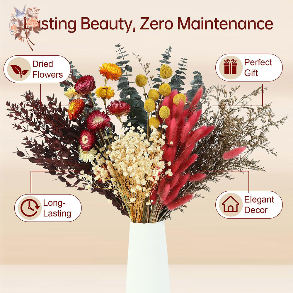 Conjunto de Flores Secas a Gra - Dried Flower Bulk avaliação e preço