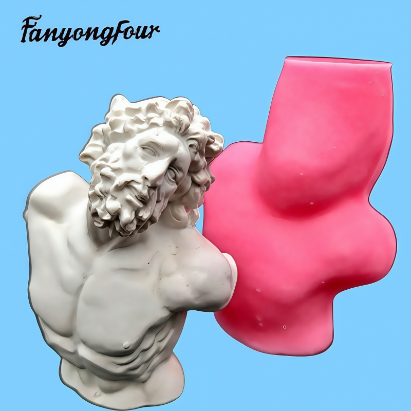 Molde de silicone de meio corp - Resin Craft Ideas avaliação e preço