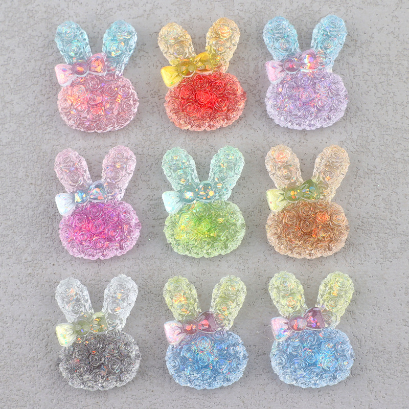 5 Peças de Cabochões de Resina - Resin Crafts Diy avaliação e preço