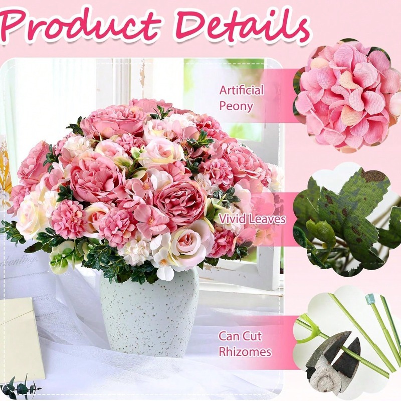 Buquê de Rosas Artificiais de  - Dried Flower Bulk avaliação e preço