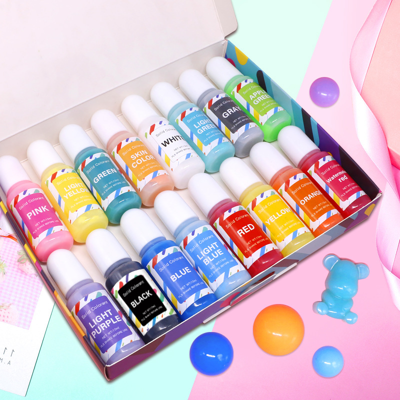 Conjunto de essência de cor só - Resin Pigment Set avaliação e preço