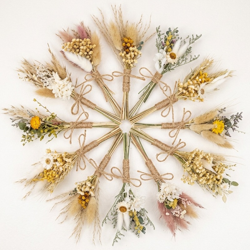 Mini Buquê de Flores Secas Nat - Dried Flower Bulk avaliação e preço