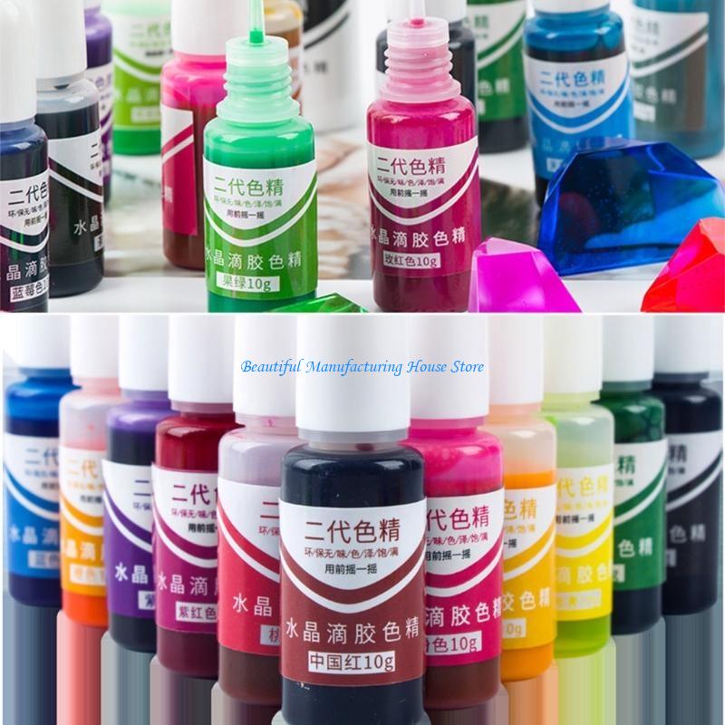 E56a 24 cores arte álcool resi - Resin Pigment Set avaliação e preço
