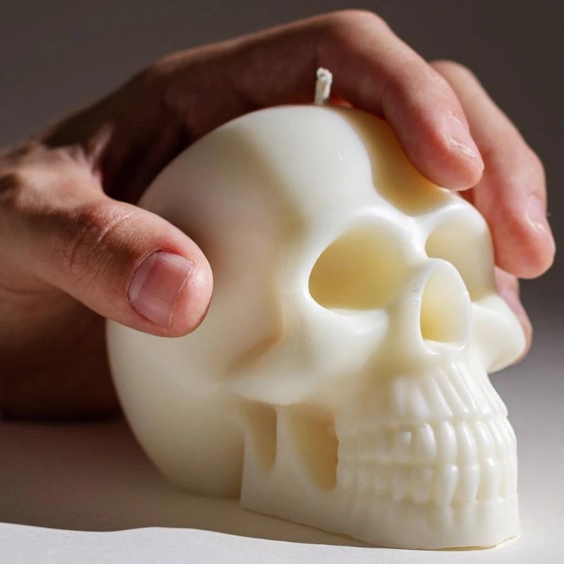 3D Crânio Silicone Vela Moldes - Resin Craft Ideas avaliação e preço
